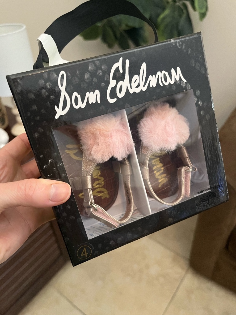 Sam Edelman Baby "Greta" Pom Sandals